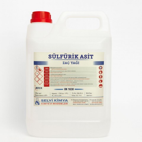 Sülfirik Asit ( Zaç Yağı ) 5 lt